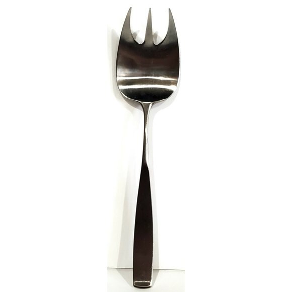 Towle Lauffer BEDFORD Cold Meat Serving Fork silverware 18/8 stainless Japan - Picture 5 of 11